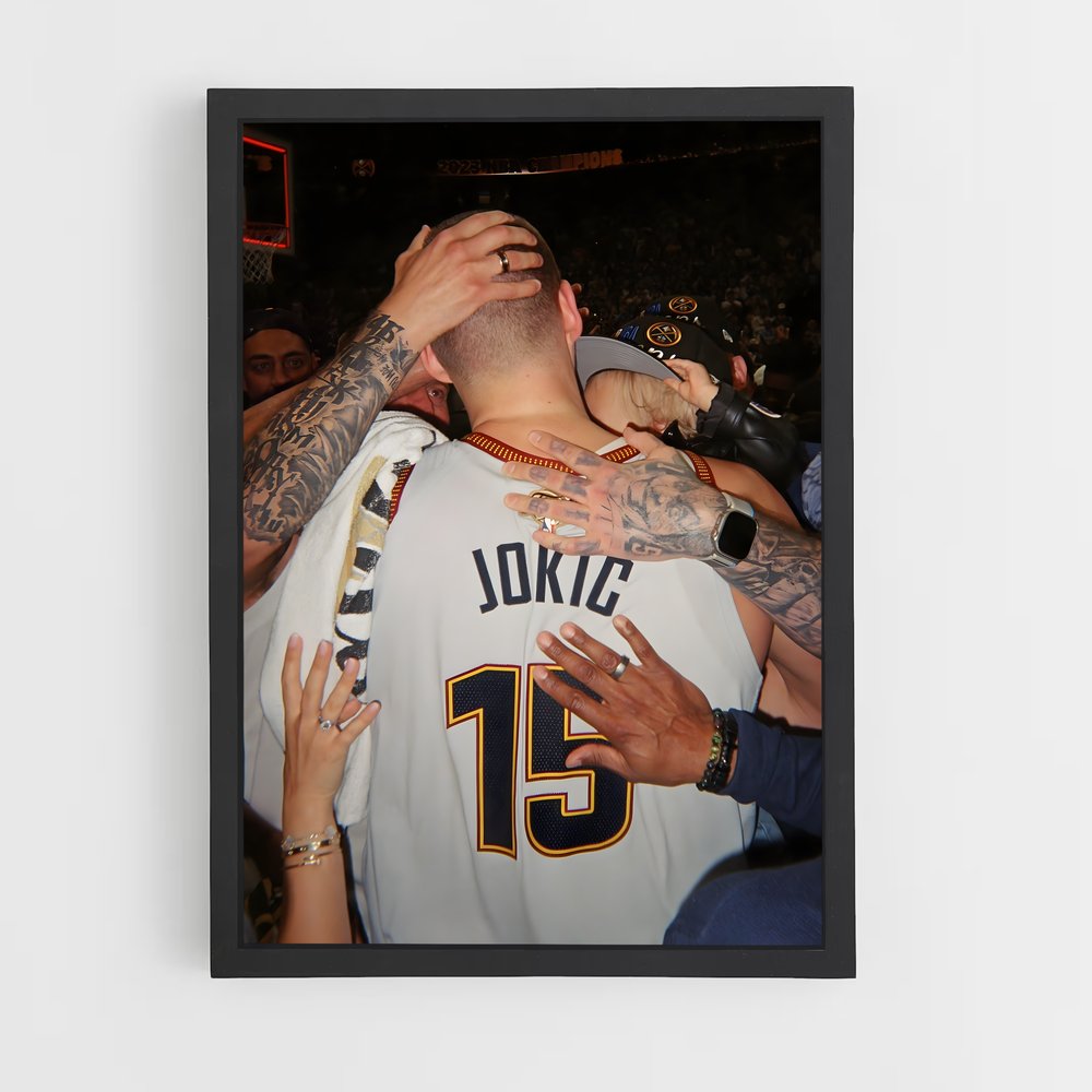 Poster Inked Champion – affiche Basketball (vue 2)